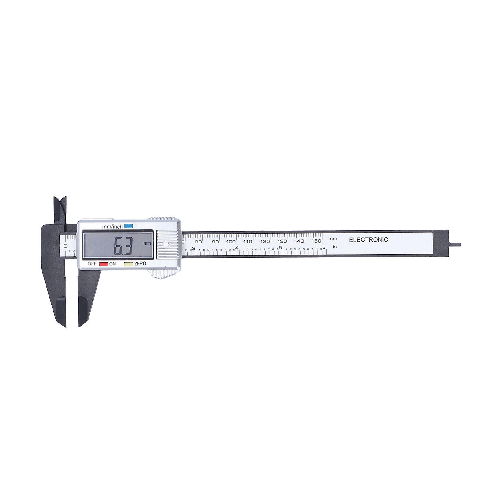 LCD Digital Caliper 0-150mm Lightweight Durable PA66 Tool