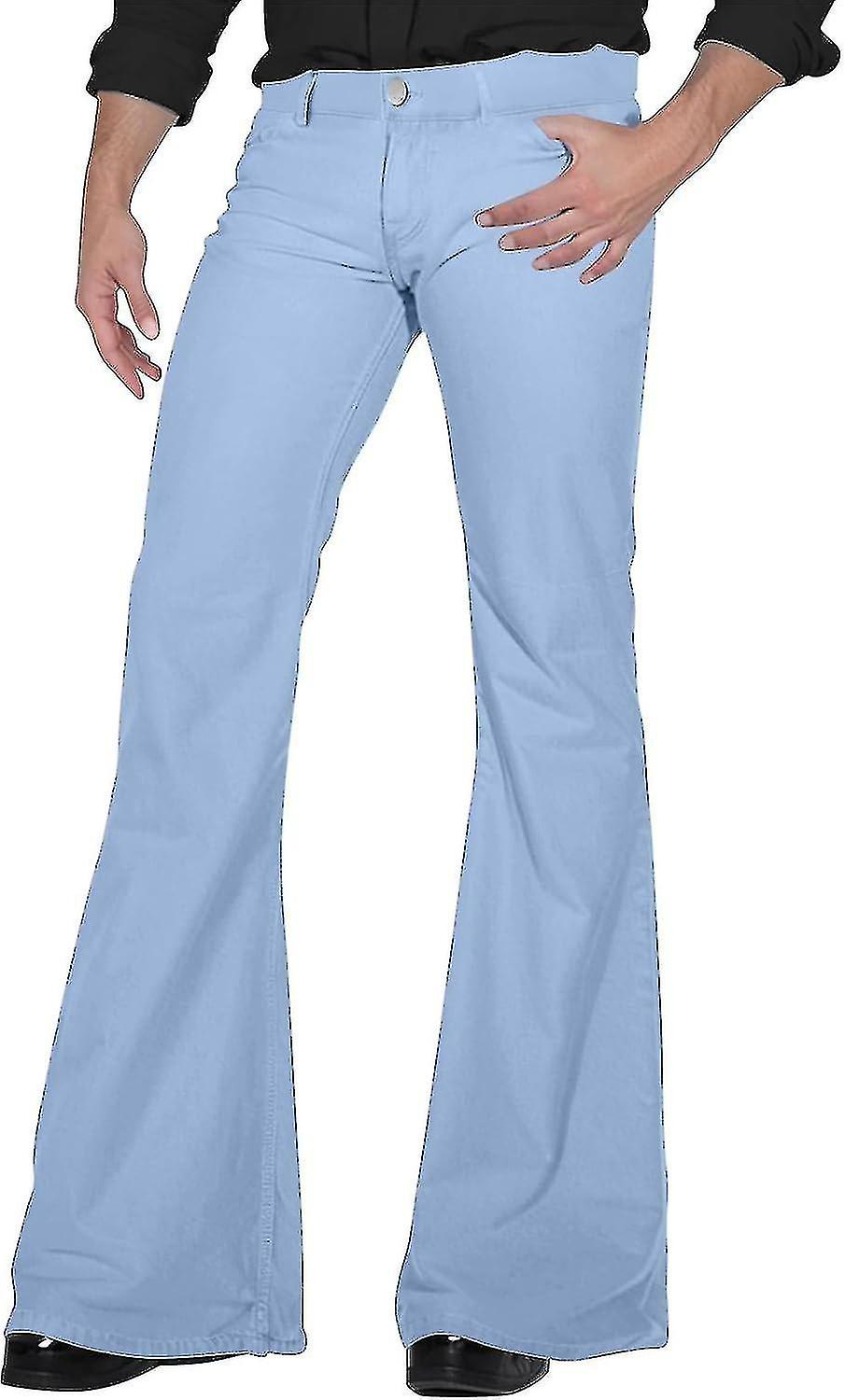 Disco Pants Pants With Bell Bottoms Flared Trousers Disco Pants