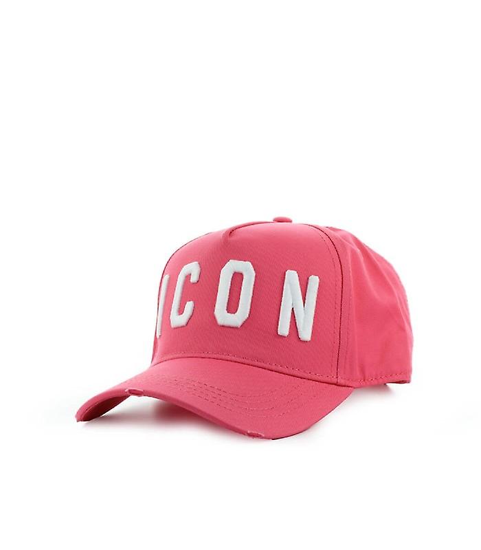Dsquared2 Icon Dark Pink Baseball Cap 