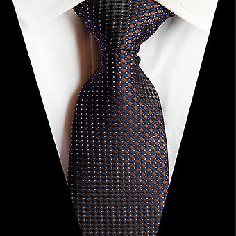 68 Colors New 8cm Tie for Man 100% Silk Tie Luxury Striped Flower Business Tie Suit Wedding Tie Party Tie Gift for Men