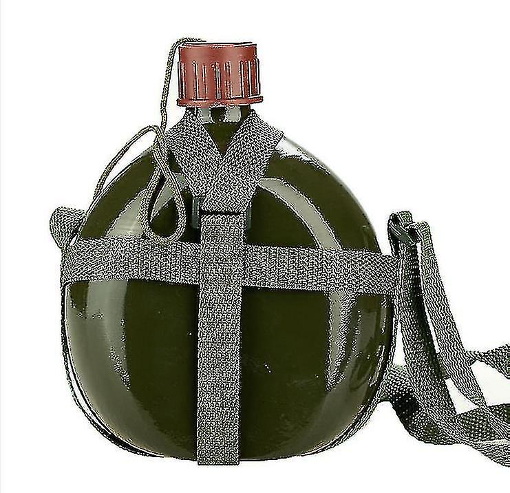 Vintage Pla 87s Στρατός Πράσινη Εκπαίδευση Μπουκάλι Μπουκάλι Θερμοπυλών Αλουμίνιο 1l έως 4l