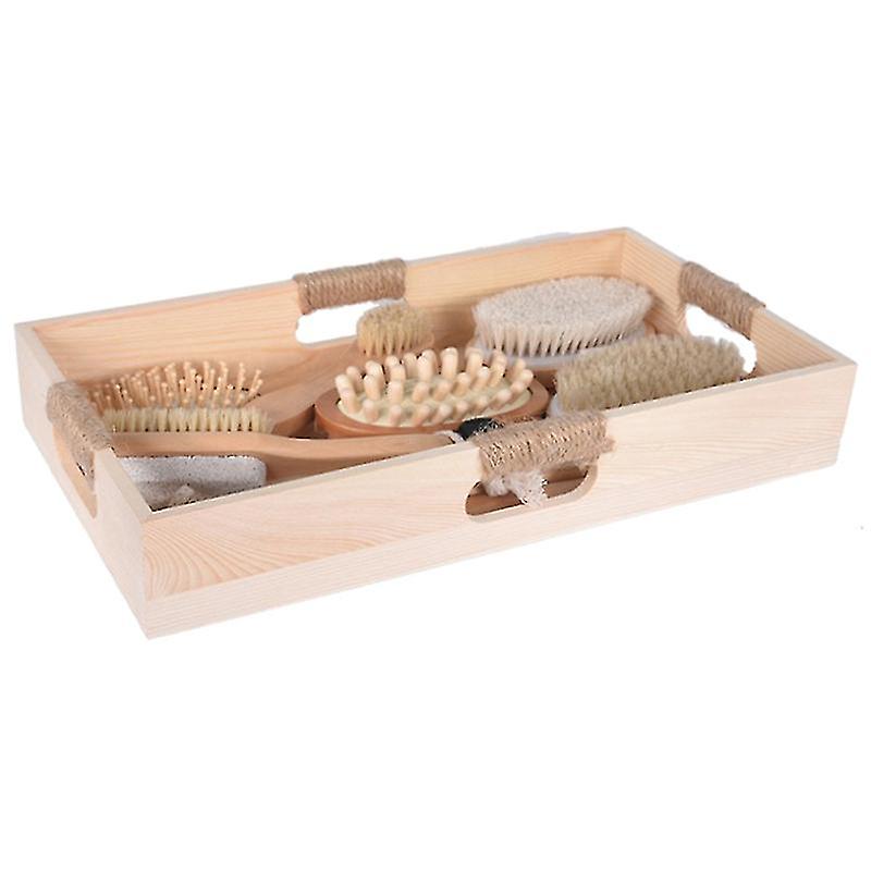 6pcs Shower Brush With Handle