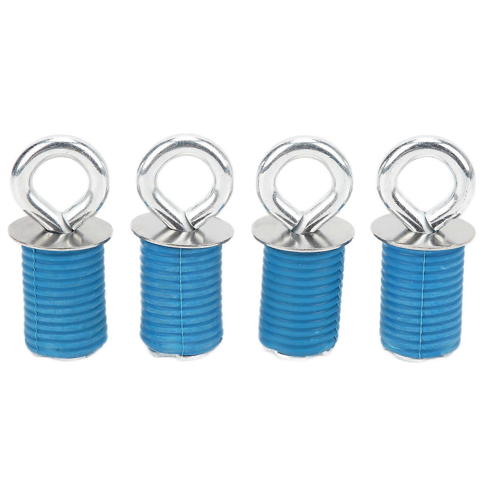4pcs 1in ATV Anchor Kit Rubber Stainless Steel Twist Lock Tie Down Tool Replacement for Polaris Sportsman E2U811