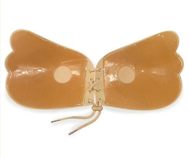 Kvinder Self Adhesive Strapless Backless Invisible Bh - Stick Gel Silikone Push