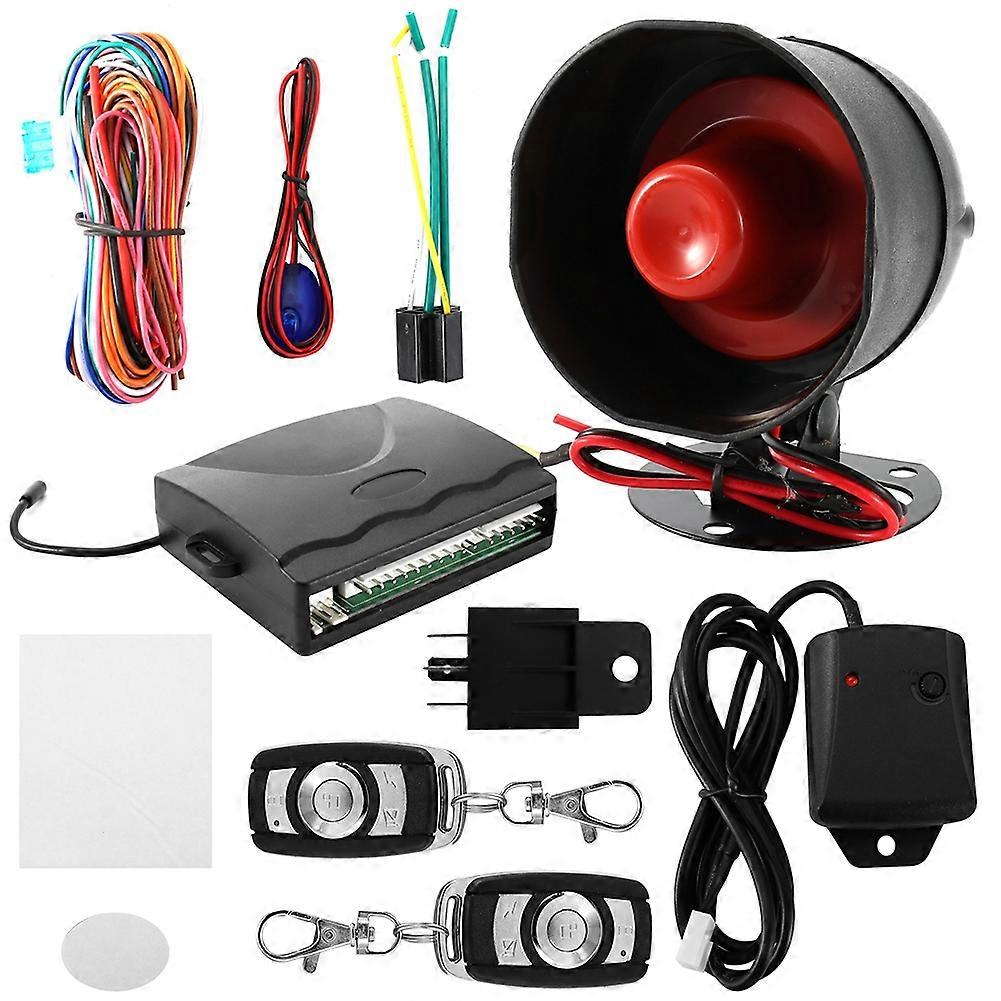 12V Universal Car Alarm System Engine Push Button Start Stop Lock Anti theft Protection E2U790