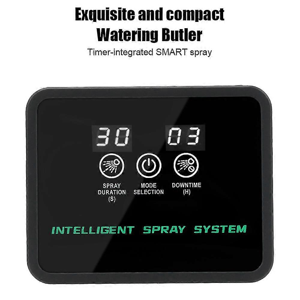 Inteligentny automatyczny Reptile Fogger Ekran dotykowy Sterowanie tryskaczem Elektroniczny nawilżacz czasu Mist Rainforest Spray System Set