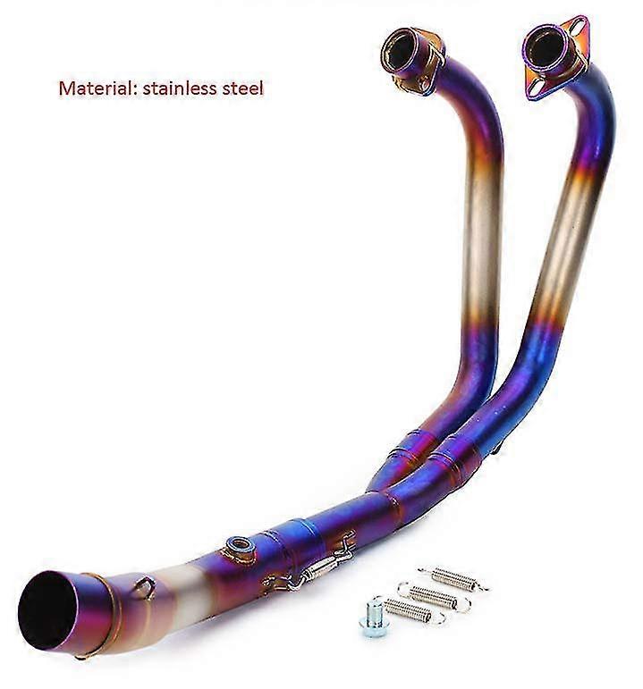 pipeFor original Yamaha MT03 MT-03 R25 R3 2014 - 2021 Motocicleta Silenciador Link Mid Pipe System Sistema completo de aço