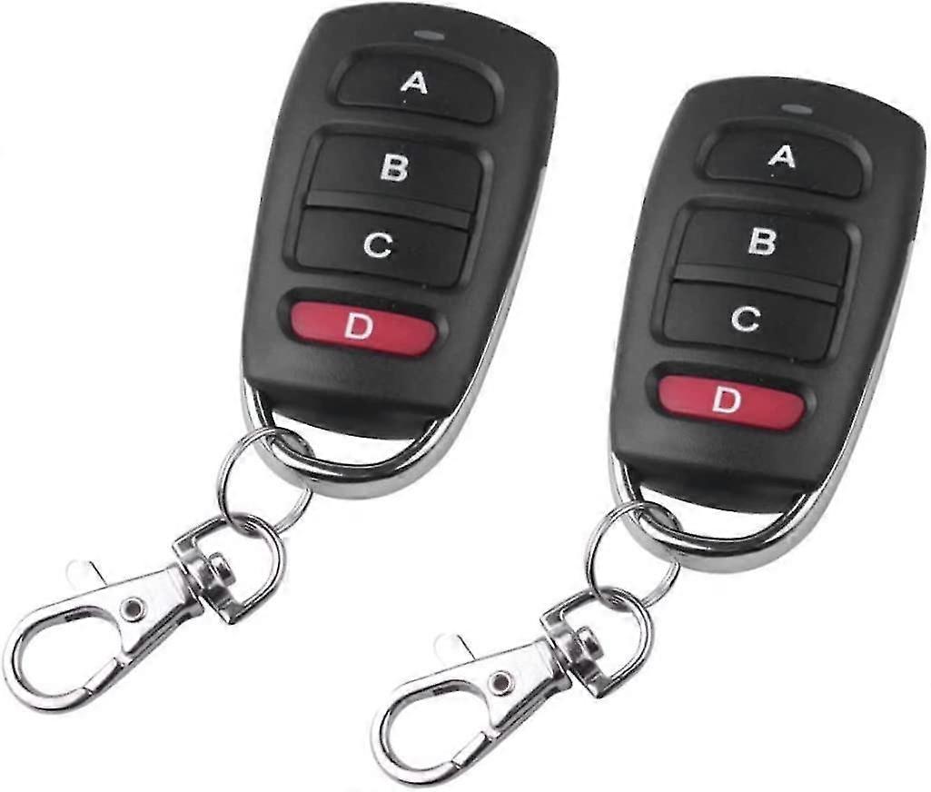 2Pcs Door Remote Key, Clone Wireless Remote Key, Universal Garage Key Suitable For Garage Door