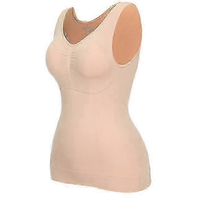 3 i 1 Kvinders Body Shaper Tank Åndbar Slim Shapewear