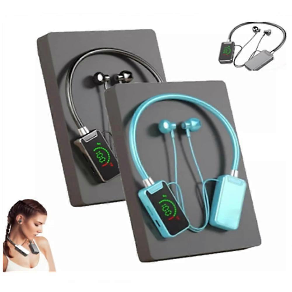 Waterproof Wireless Neckband Bluetooth Headphones with Display