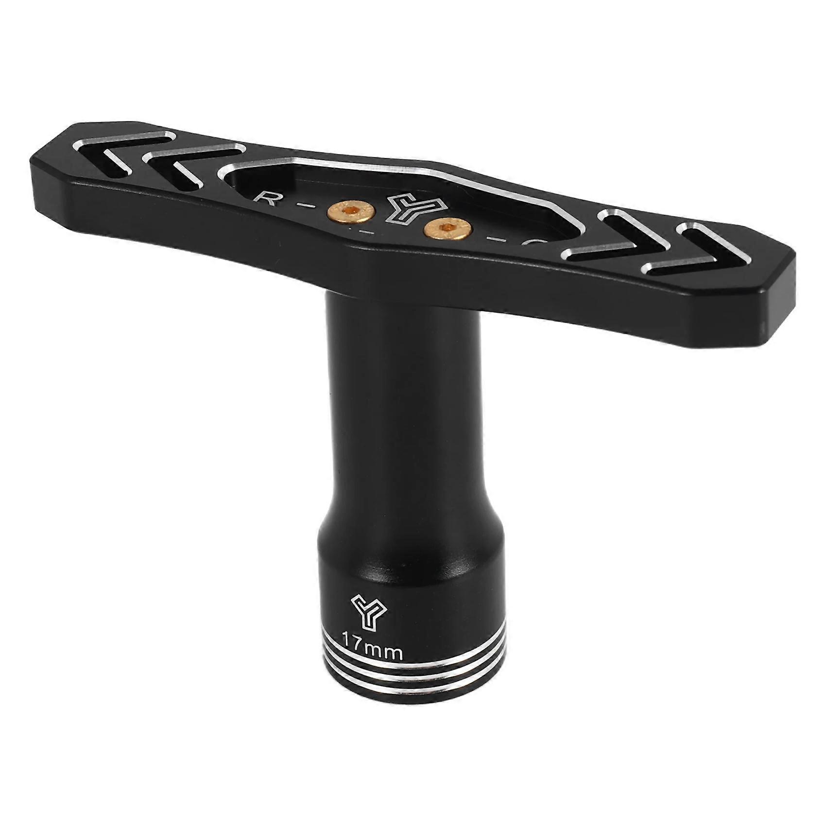 17mm Wheel Hex Wrench Tool Hex Nuts Sleeve Rc Car for 1/8 1/10 Off-Road Rc Car Crawler Tires Black