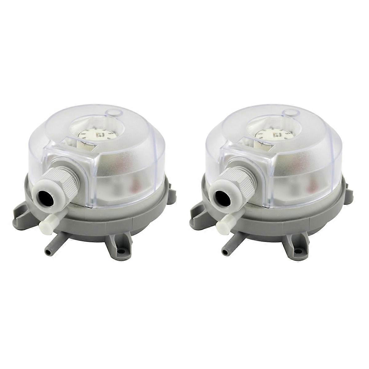 2X Differential Pressure Switch 50-500Pa Adjustable - Pressure Switch