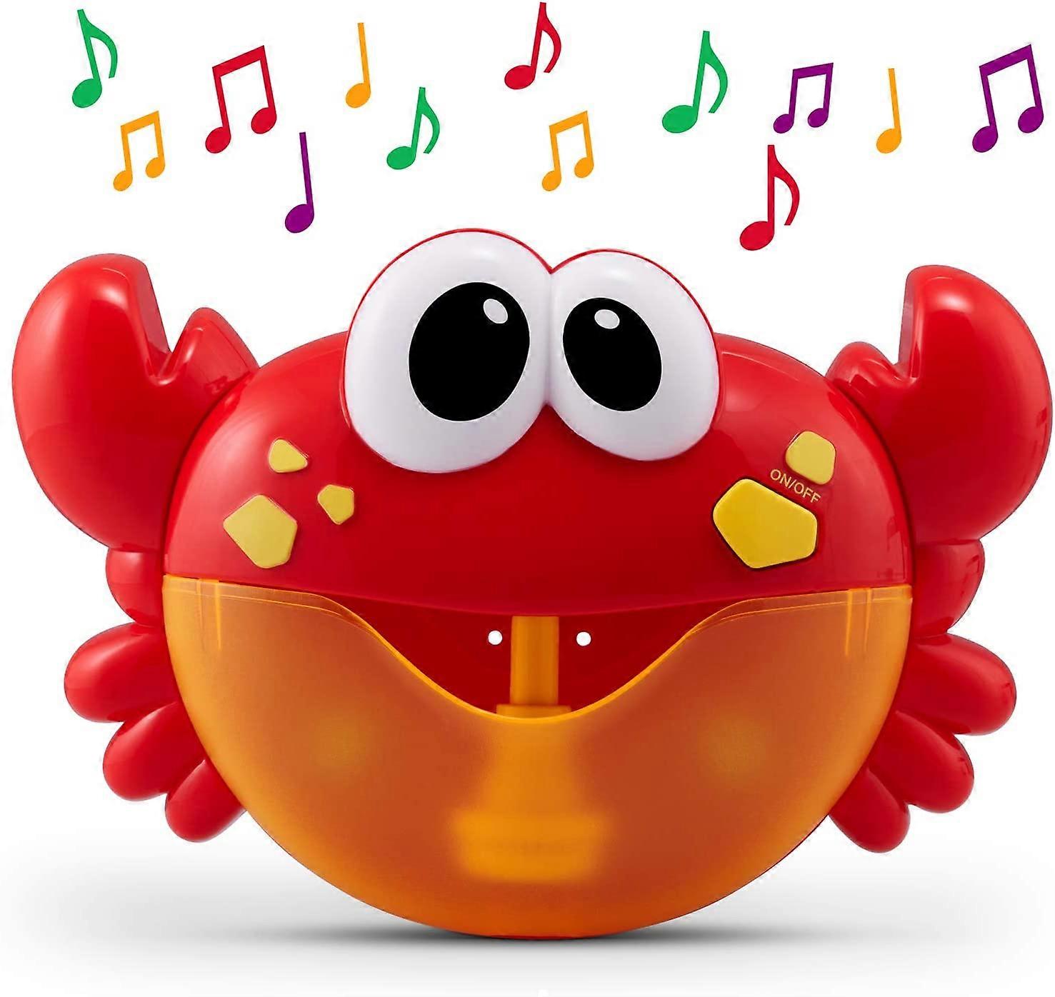 Crab Bath Toy. Bubble Bath Maker for The Bathtub , Blows Bubbles and Plays 24 Ch