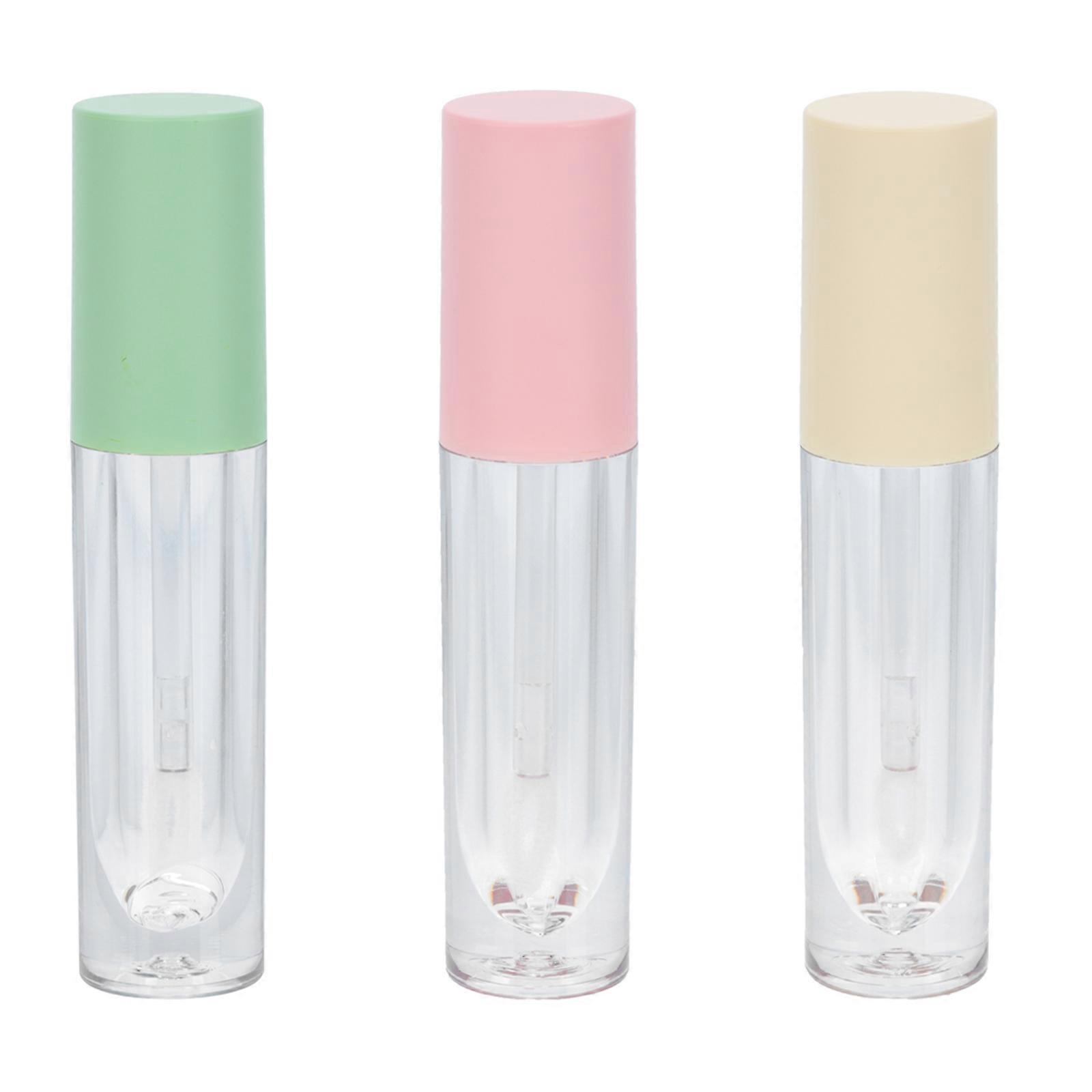 3Pcs Creative Lip Gloss Tubes Empty Mascara Sub Bottles Lip Gloss Sub Bottles