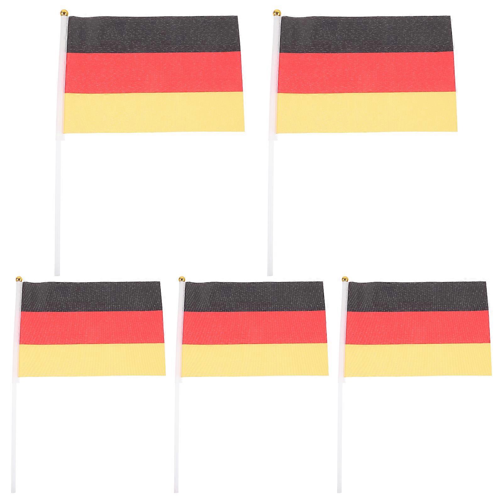5 Pcs Hand Waving Flag Germany National Hand Flags
