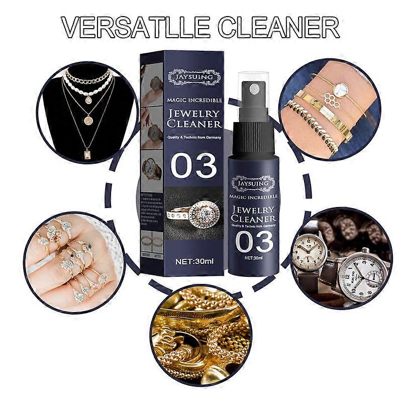 Jewelry Cleaner Solution Deep Clean Rust And Ash Removal Headwear Cleaner Liquid for Gold Silver New