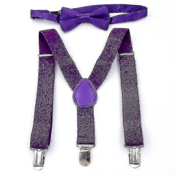 Hosenträger mit Fliege Mode Herren Fliege Set