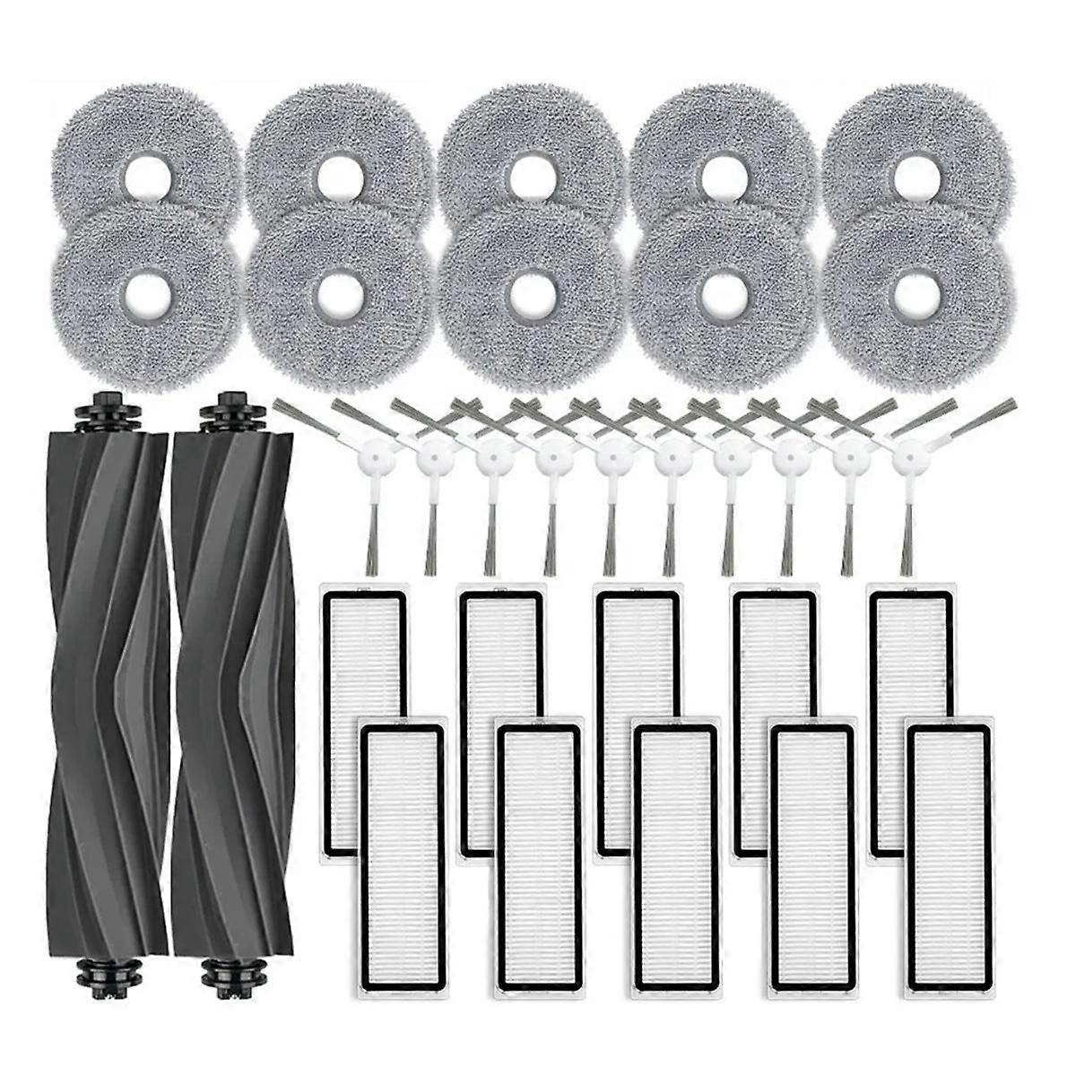 32PCS for Bot L10 Prime / L10S Pro Vacuum Cleaner Replacement Spare Parts Main Side Brush Hepa Filter Mop Cloth