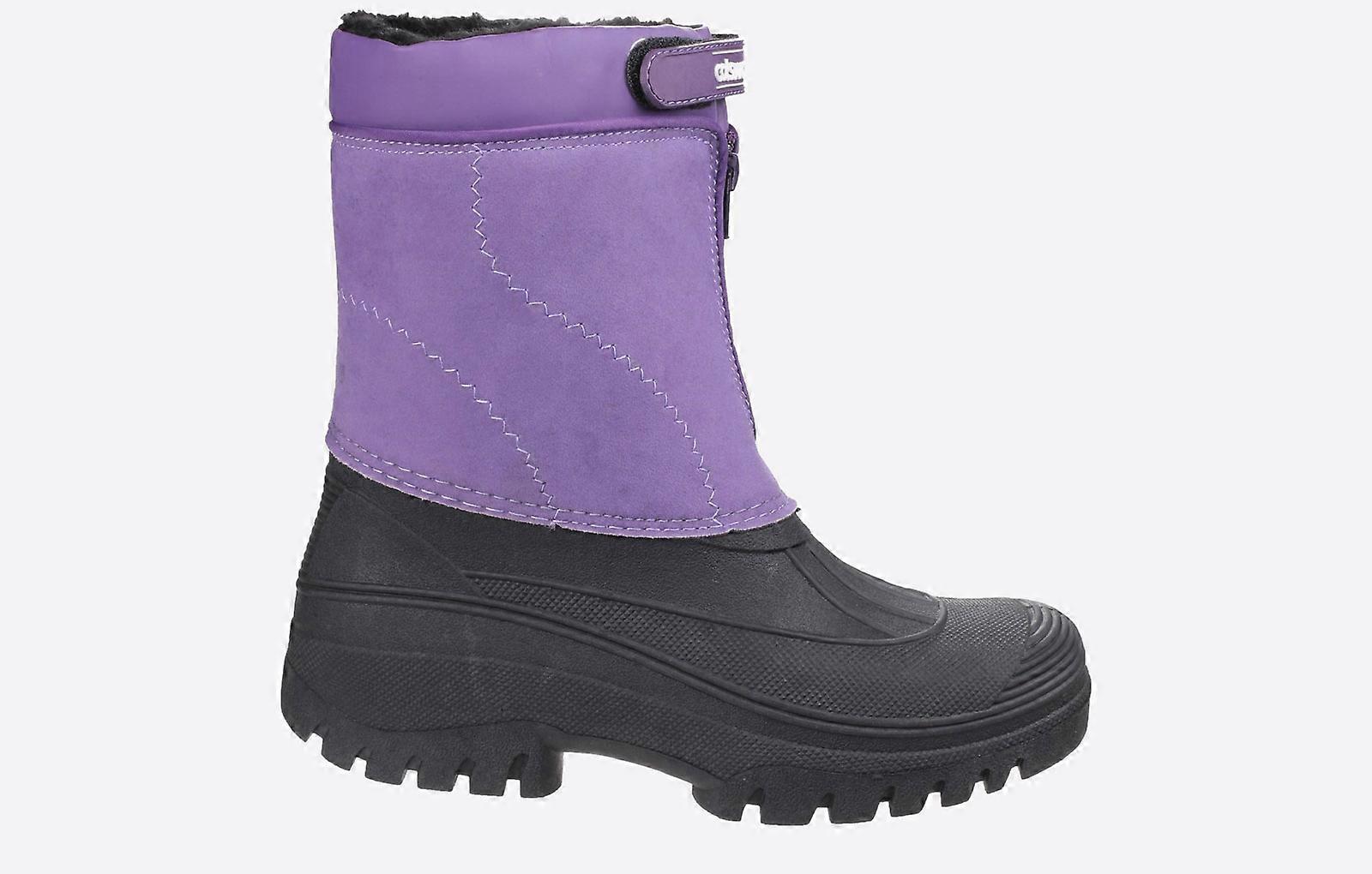 Cotswold Venture WATERPROOF Winter Boot Junior Purple