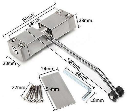 Automatic Mounted   Door Closer Surface Door Closer 160