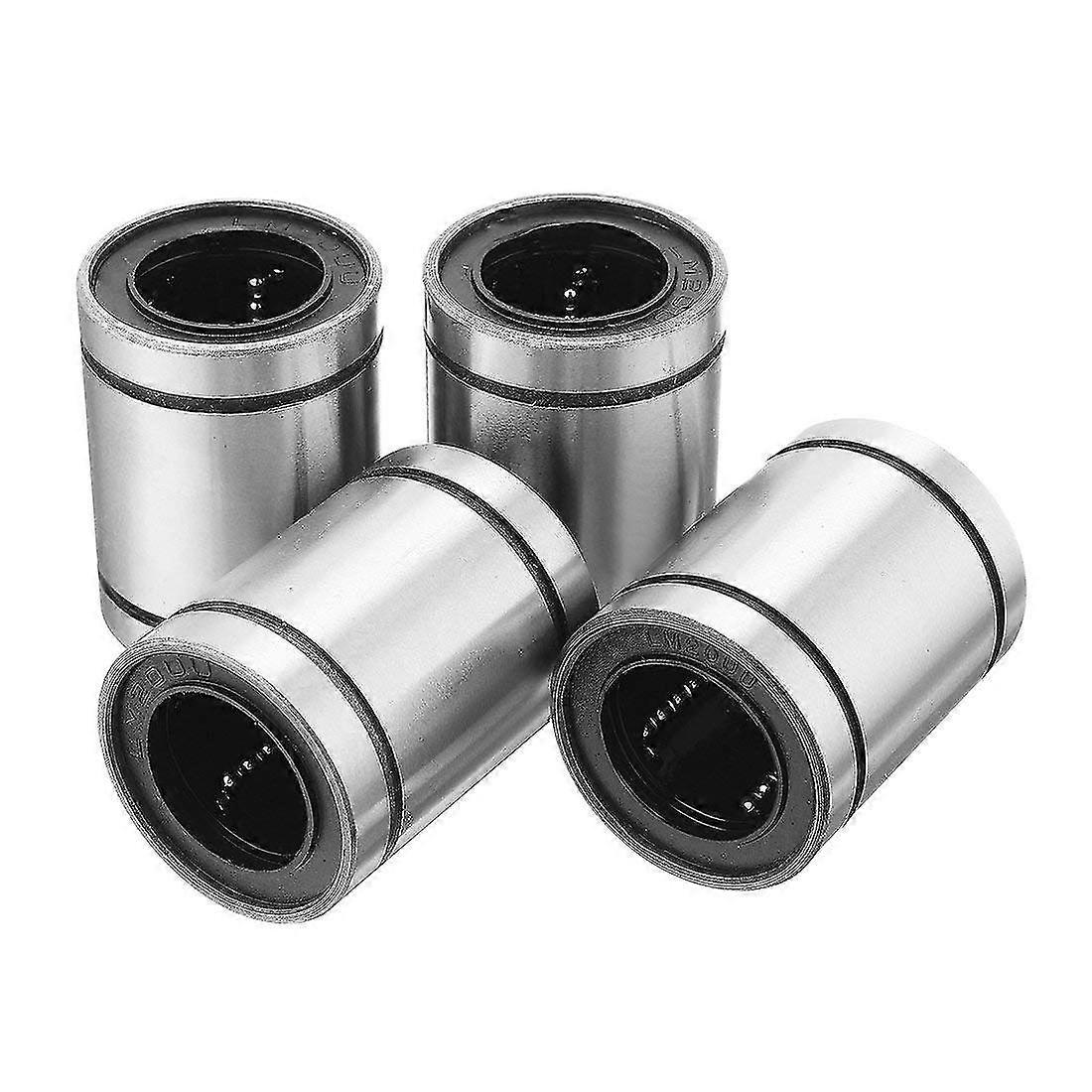 4 Adet Lm20uu 20x32x42mm Çift Taraflı Kauçuk Keçe Doğrusal Hareket Bilyalı Rulman Burcu