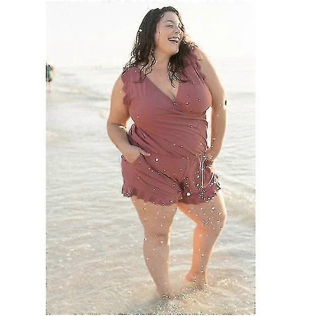 Swim Romper Built-in Bra, Built-in Bra And Leggings Swim Romper, Built-in Bra Swim Romper-Yvan