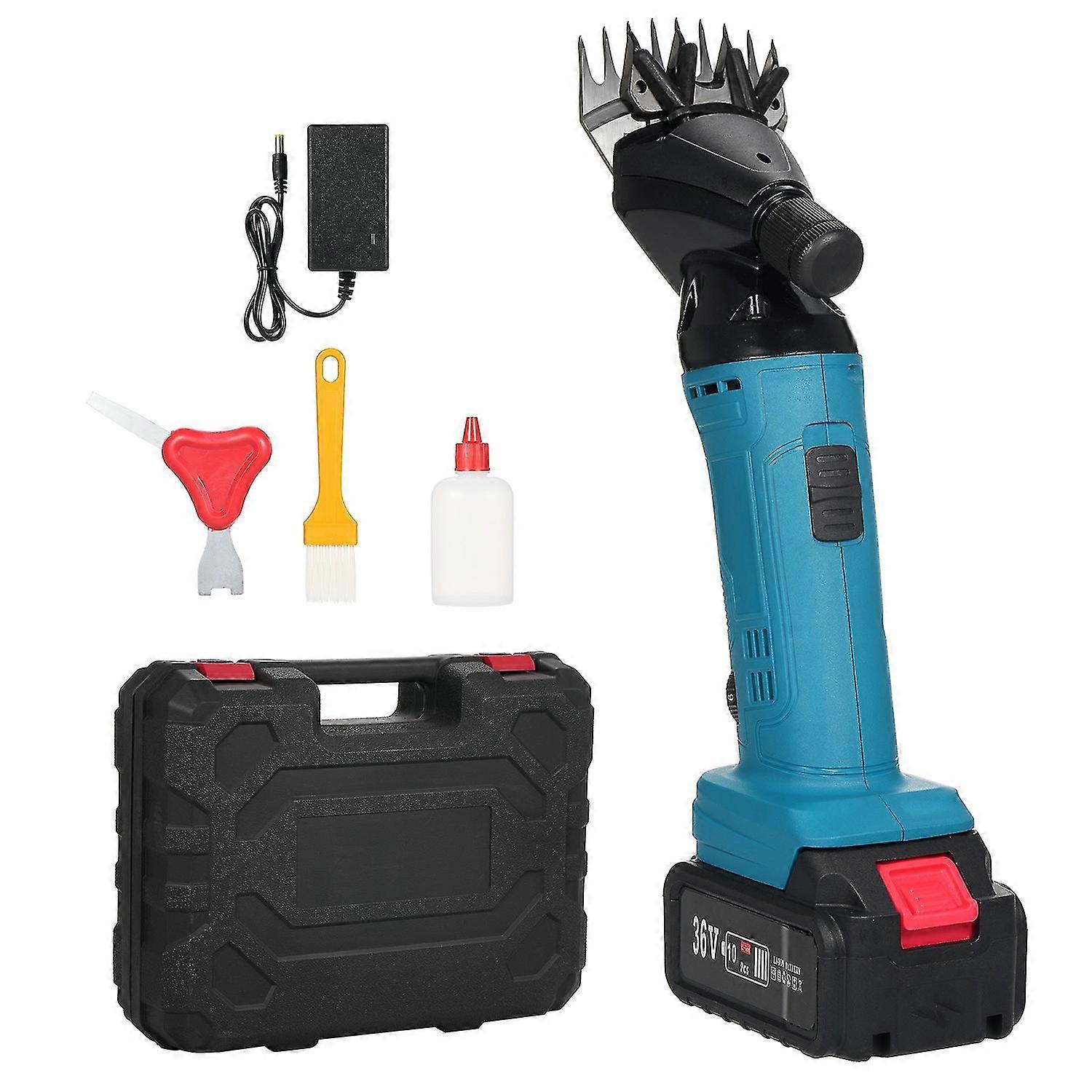 9-Tooth 6-Speed Adjustable Lithium-ion Wool Shears Set Lithium-ion Shaving Machine Shearing Machine