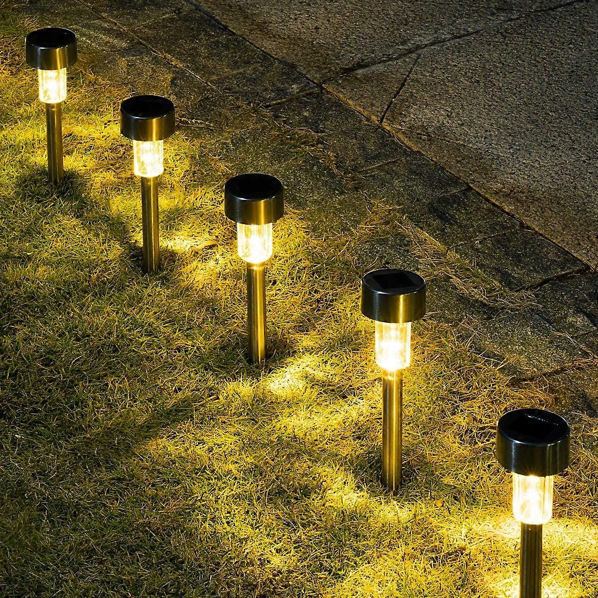 5 Pack Solar Path Lights, Outdoor Garden Led Light Landscape