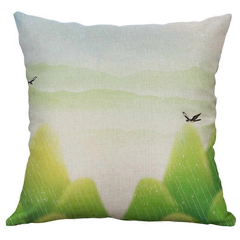 絶妙なコットンリネンプリント蓮春枕カバーホームデコレーションクッションカバーデザイン982jpjcjh