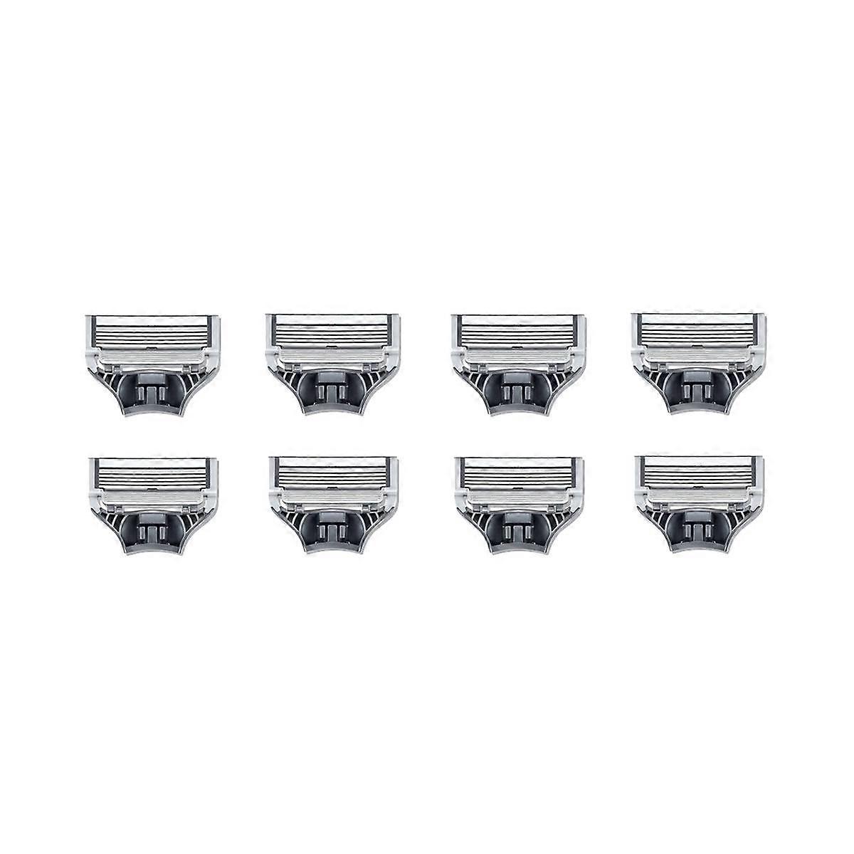 8Pcs Shaver Blade Heads for Harrys Men's Heads Shaver Replacement Heads Manual Blades