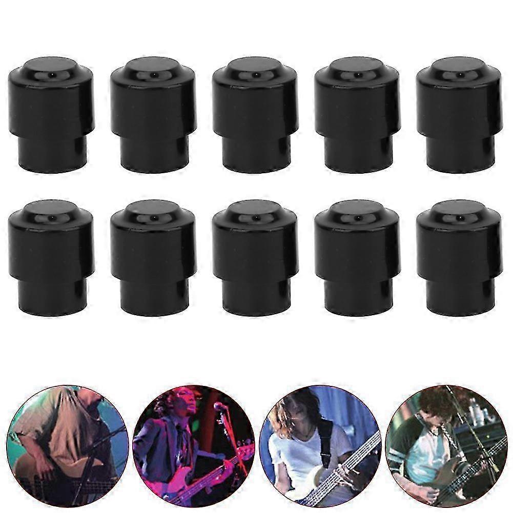 Pickup Knob Cap for Electric Guitar 10PCS Black Accessory Tips