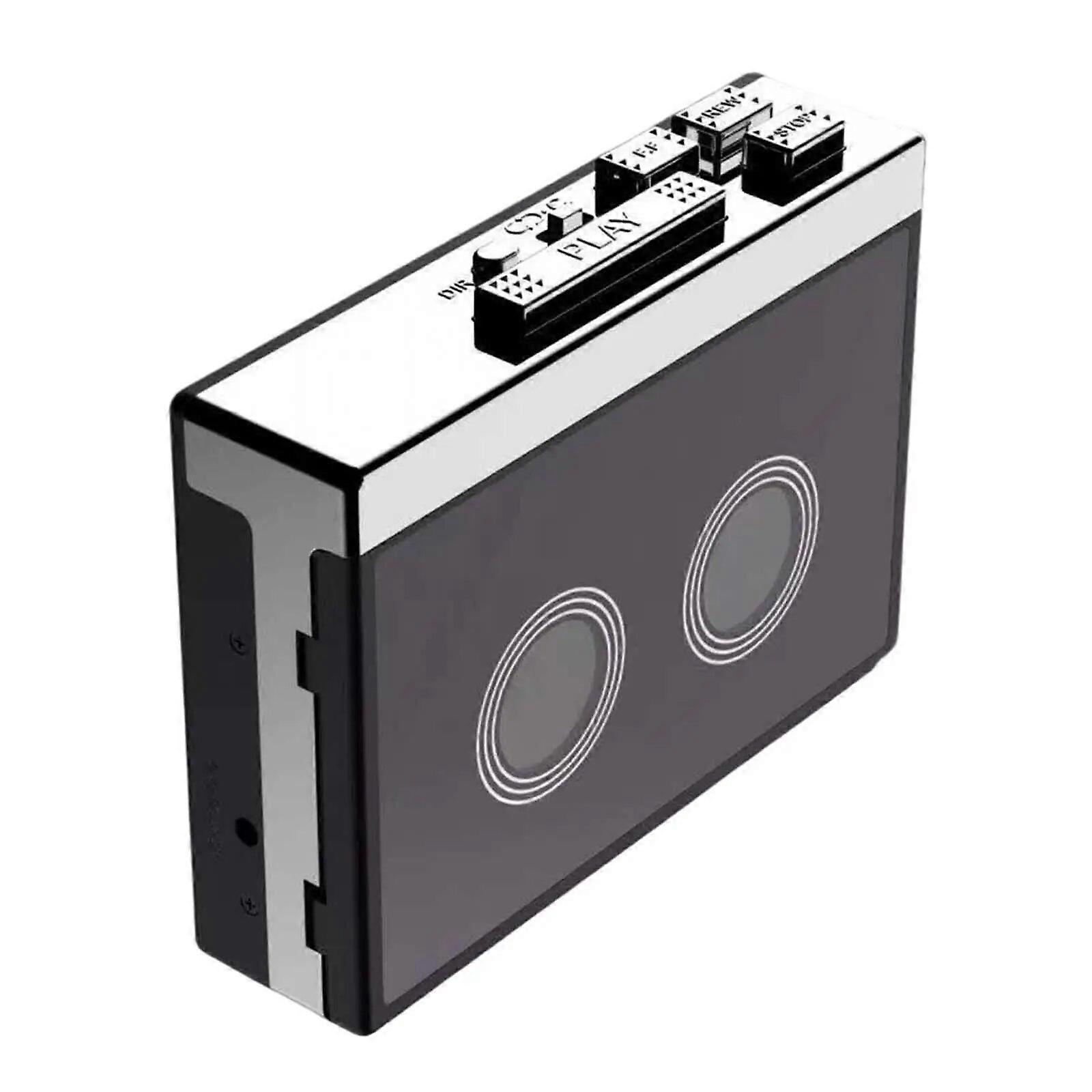 Portable Walkman Cassette Player Bluetooth Retro Style FM Audio Music Player Speaker Tape Recorder for News Running Sports