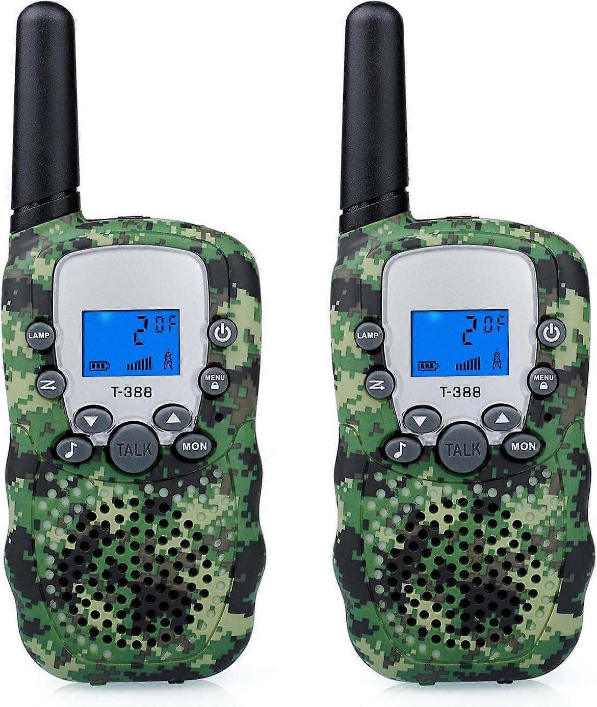 Children Walkie Talkies Set, Long Range Walkie Talkie 3km Two Way Radio Intercom Walky Talky Boys Kids Toys(2pcs)