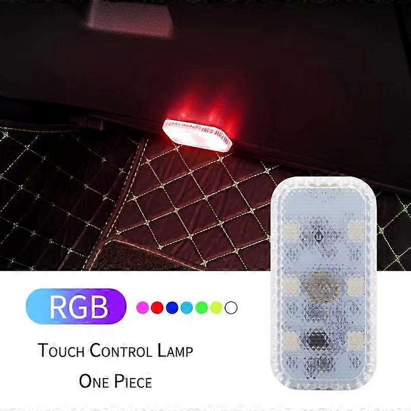 Car LED Touch Lights Wireless Car Reading Lamps Mini USB Charging Interior