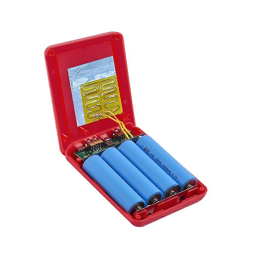 ハンディバッテリー充電器ボックスDIY4x18650パワーバンクケース充電電話用