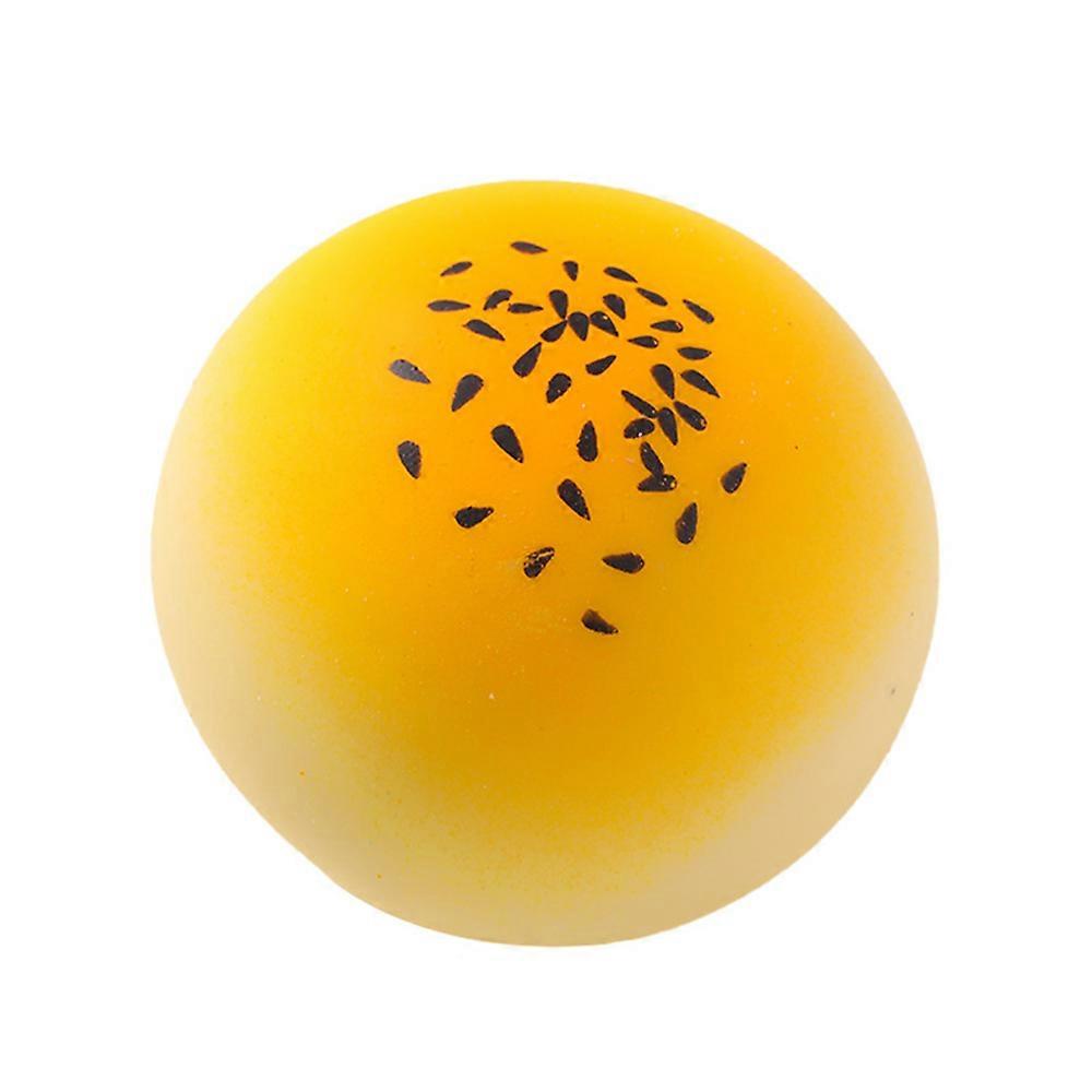 1-3PCS New Egg Yolk Crisps Squeeze Fun Fluid Small Steamed Bun Decompression Toy Soft Glutinous Persimmon Simulation Food Play Vent Slow Rebound