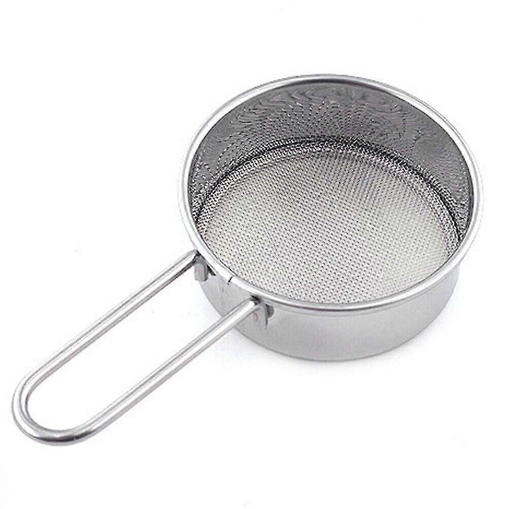 Silver Flour Sieve Sifter Kitchen Stainless