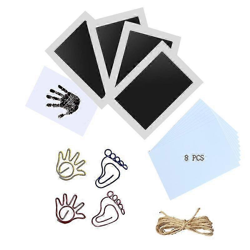 4pcs Baby Handprint Ink Pads With Clean Touch,baby Handprint And Footprint Kit