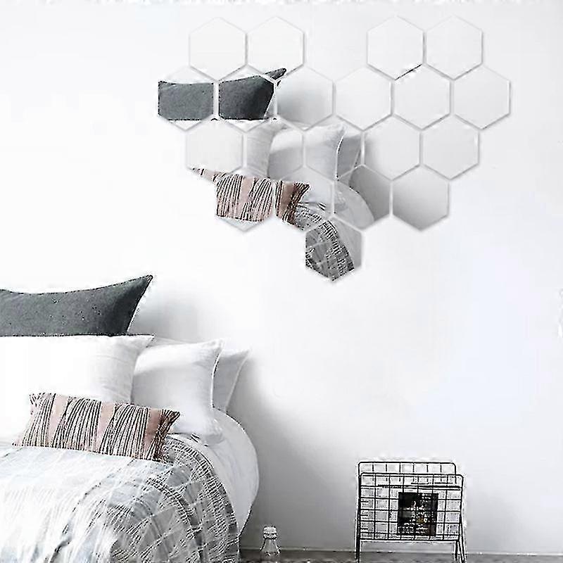 Flexible Mirror Sheets,mirror Paper Self Adhesive Roll Stickers Non Glass Self Adhesive Mirror Tiles Self Adhesive Sheets,great For Craft Home Wall De