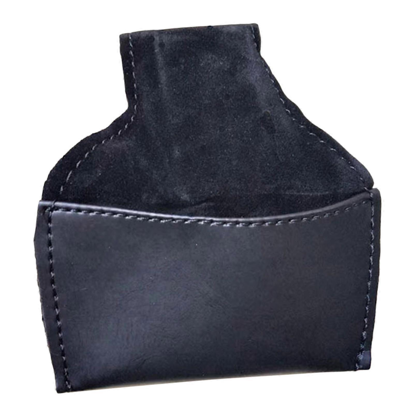 Chalk Holder Pouch Bag PU Leather Snooker Pool Compact Billiards Accessories