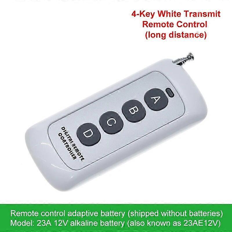 433M Universal Wireless Remote Control Switch Electric Access Control DC 5V 12V 1 Way 2 Way Relay Receiver Module + Transmitter