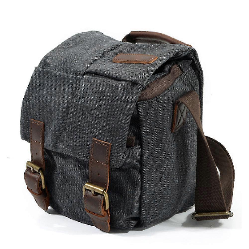 Waterproof Camera Bag Universal Shoulder Bag Shockproof Compact Camera Case for Digital Camera Compact Camera Bridge Camera Dark Grey