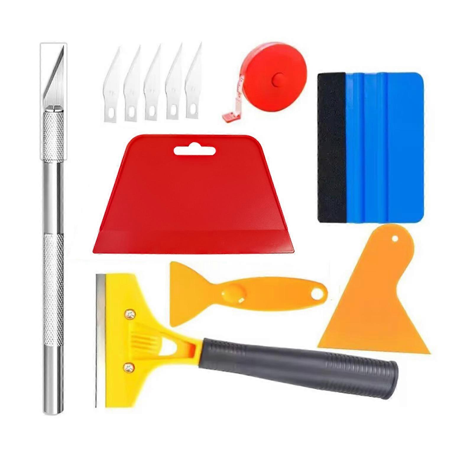 Window Tint Tool Kit Squeegee Professional Utility Knife Vinyl Wrap Tool Set