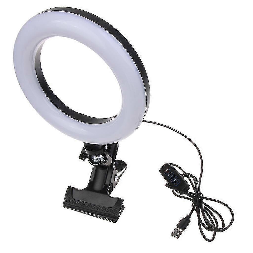Ring Light With Clip For Remote Working Live Streaming Learning Laptop Video