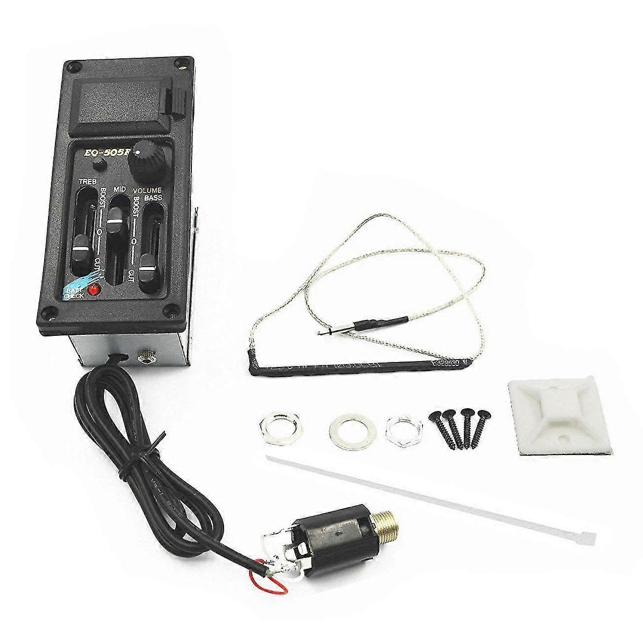 Eq-505R Akustikgitarre 3 Band Vorverstärker Verstärker Equalizer