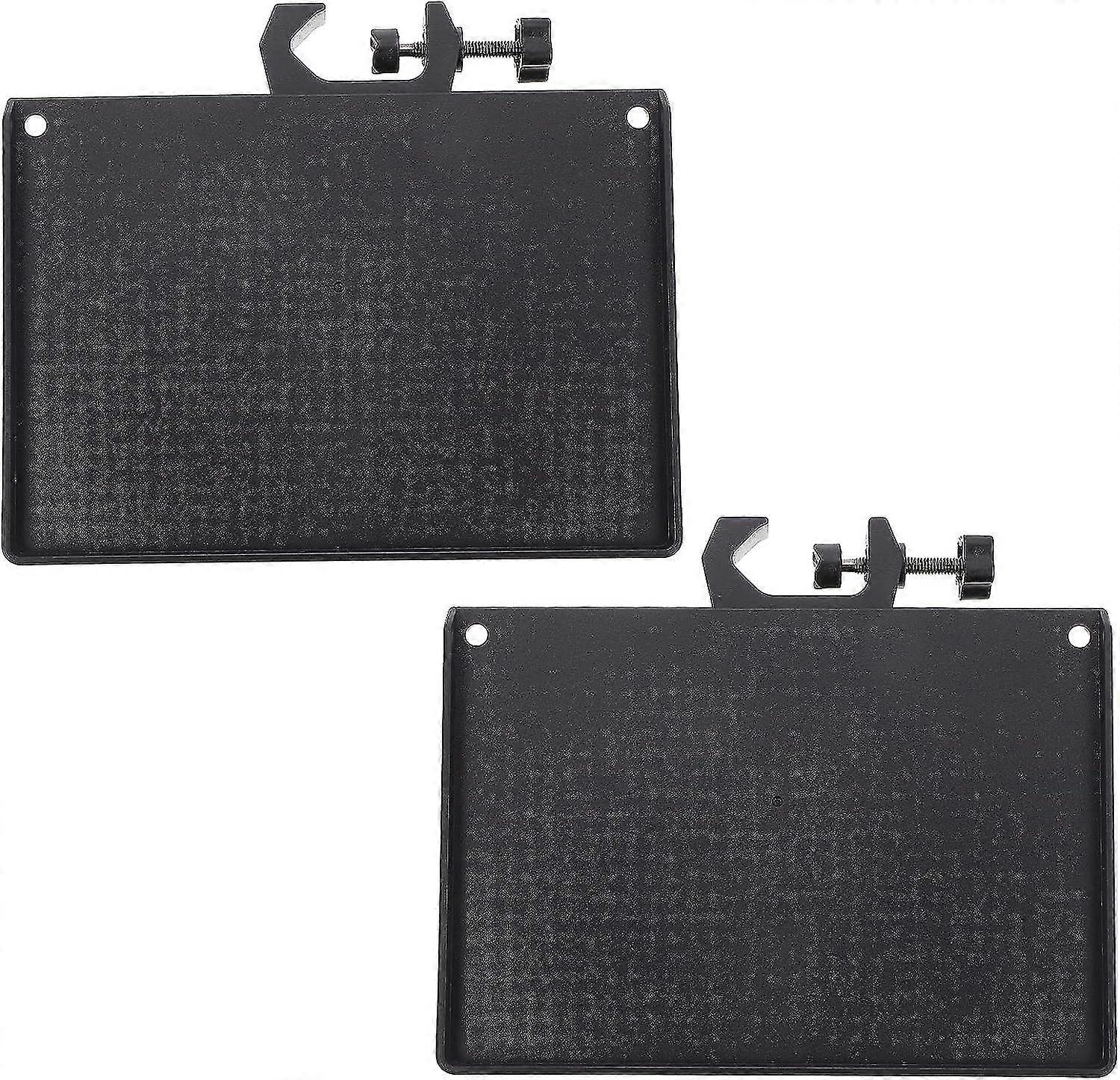 2 stücke Mic Stand Clip-auf Zubehör Tablett Mikrofon Ständer Regal Sound Tablett Monitor Halterung