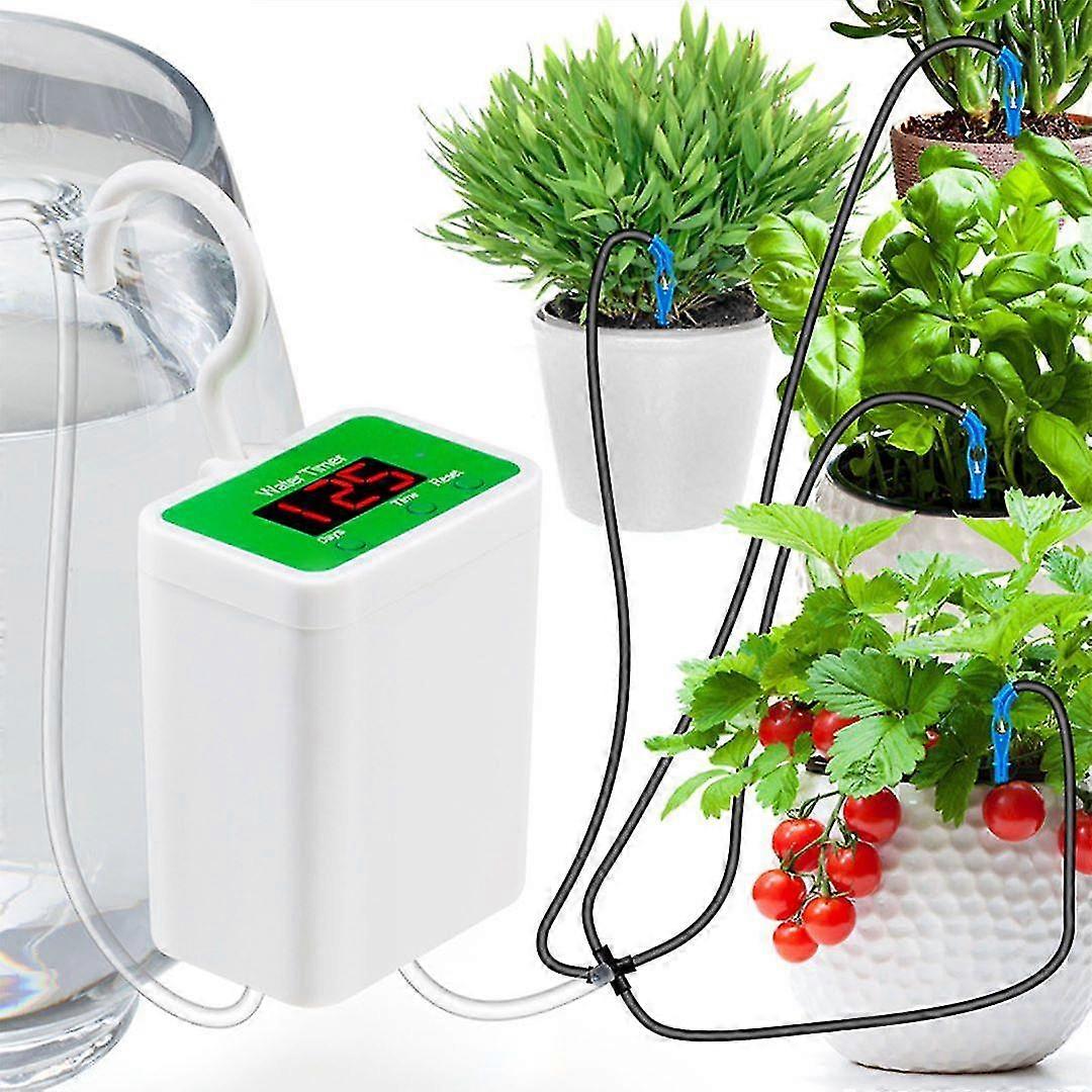 Automatisches Bewsserungssystem fr Topfpflanzen Bewsserungsgerte  Automatisches Pflanzentrnkesystem mit 4 Bewsserungstropfern | Fruugo DE