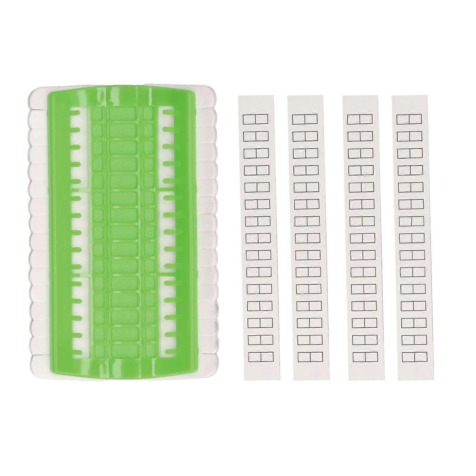 Thread Organizer 30 Positions Nonwoven Efficient Sorting Reusable Plastic Embroidery Floss Shelf for Pointed Needle