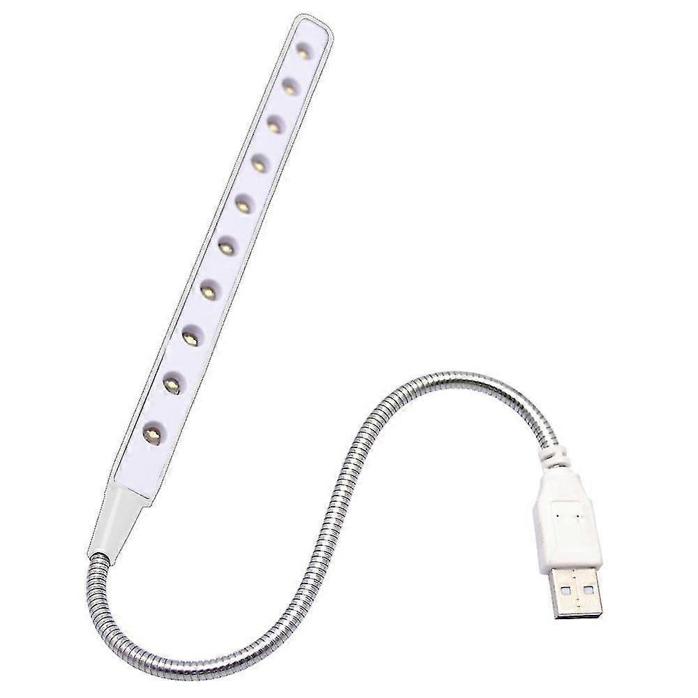 USB LED Reading Light, 10 Super Bright LEDs, No Batteries Needed