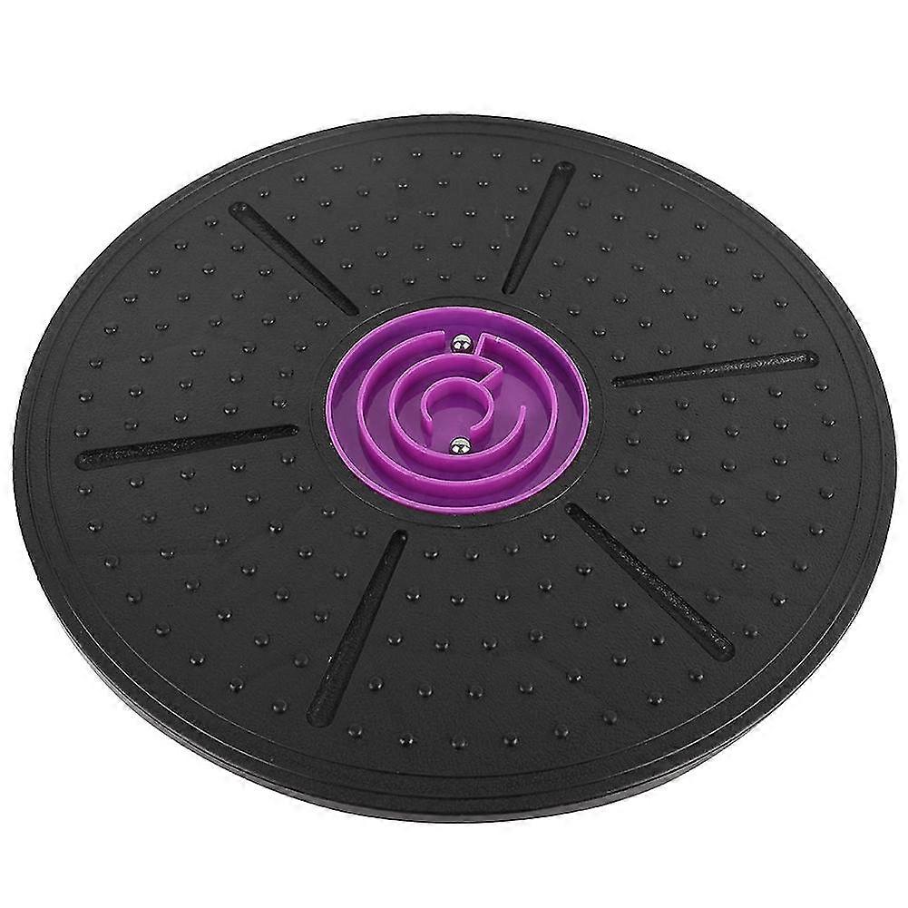 Purple Labyrinth Wobble Balance Board Yoga Training Fitness Exercise Stability Disc